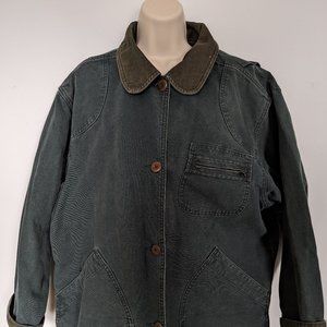 Excellent Condition Vintage Womens Large LL Bean Canvas Barn Coat